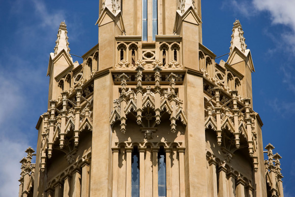 Hadlow Tower - Peter Jeffree Architectural Photography - Top Detail