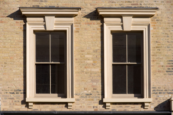 Peter Jeffree - Architectural Photographer - Whitechapel Road - phase 1 window detail - tuck pointing