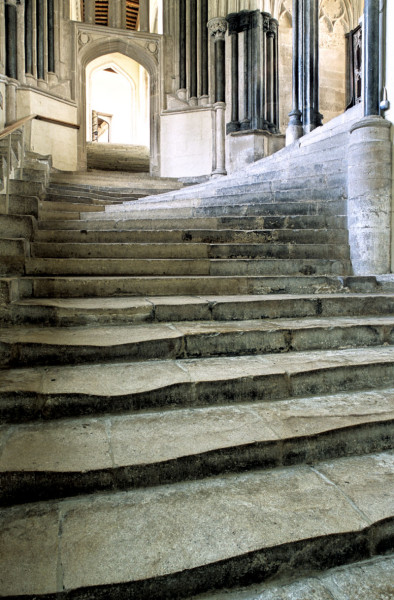 Peter Jeffree - Architectural Photographer - Wells Chapter House steps