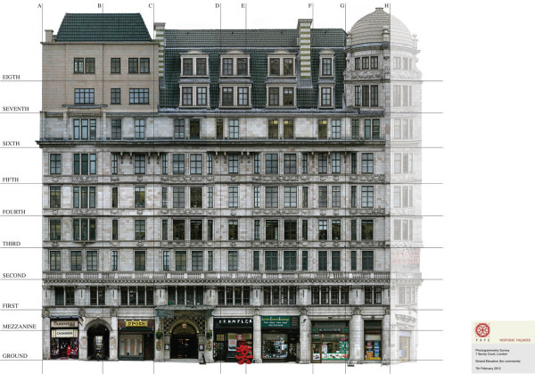 Peter Jeffree - Architectural Photography - photogrammetry survey - Savoy Court Hotel, London
